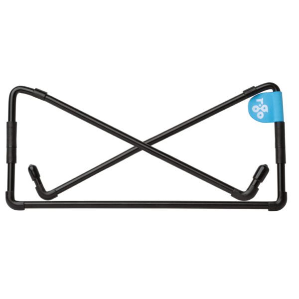 Second image of Laptop Stand R-Go Steel Travel Ergonomic And Foldable Suitable For 10-22 Inch Laptop Black