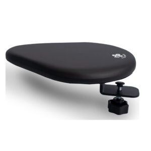 Armrest R-Go Split Ergonomic Armrest In Two Parts Adjustable Symmetrical With Softfoam Black
