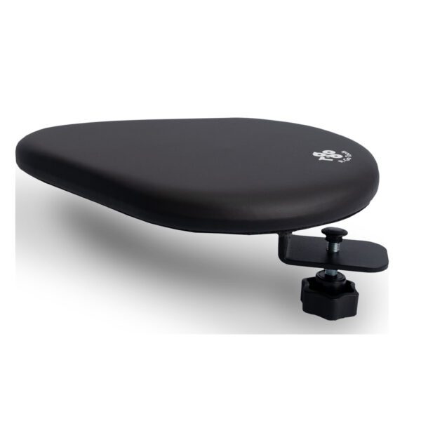 Armrest R-Go Split Ergonomic Armrest In Two Parts Adjustable Symmetrical With Softfoam Black