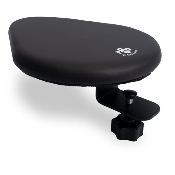 Second image of Armrest R-Go Split Ergonomic Armrest In Two Parts Adjustable Symmetrical With Softfoam Black