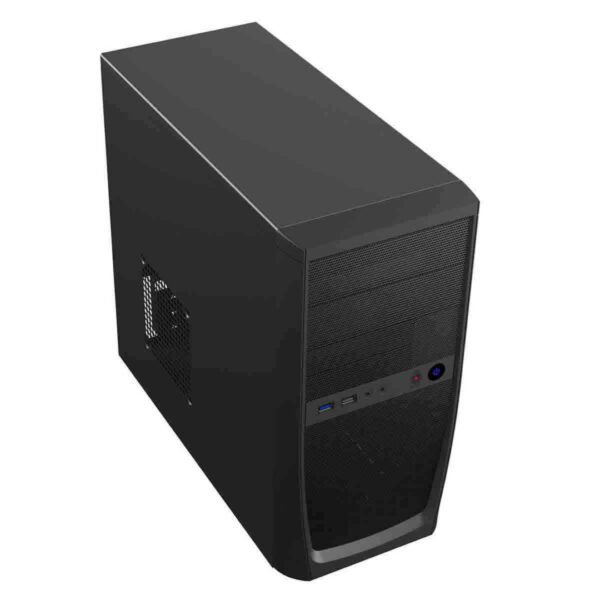 Second image of CiT Elite Micro Tower 1 x USB 3.0 / 1 x USB 2.0 Black Case with 500W PSU