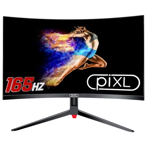 Second image of piXL 32 Inch 144Hz / 165Hz Curved HDR G-Sync Compatible Frameless Gaming Monitor with FreeSync