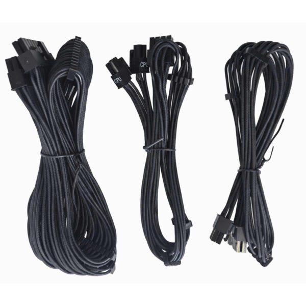 Premium Replacement Cable Kit for Cooler Master SFX PSUs (24-Pin ATX / 8-Pin CPU / 4+4 Pin CPU)