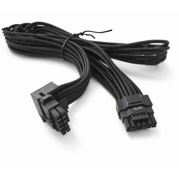 Alphacores Premium 12VHPWR Right AngledPCIe 5.0 Cable  650mm  600W Rated