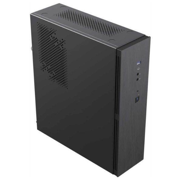 Second image of CiT S8i SFF Micro-ATX Case - Compact Chassis - Black USB 3.0, 80mm Fan (S8i)