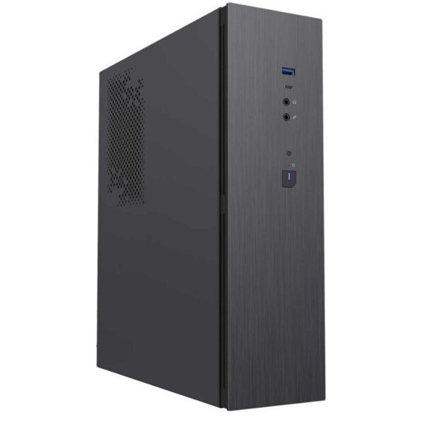CiT S8i SFF Micro-ATX Case - Compact Chassis - Black USB 3.0, 80mm Fan (S8i)