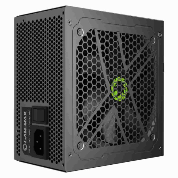 Second image of GameMax GX850W Modular 80 Plus Gold Black Power Supply with 120mm FDB Fan
