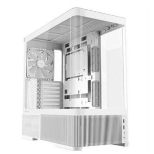 Antec Constellation C6 Air Mid Tower Case - Curved Glass USB-C 3 Fans - White