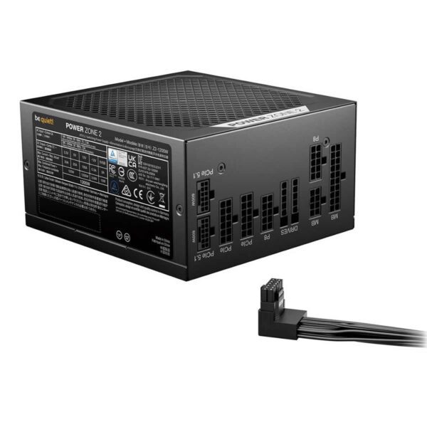 Second image of be quiet! Power Zone 2 1200W PSU - 80 PLUS Platinum Power Supply PCIe 5.1/ATX 3.1 Modular
