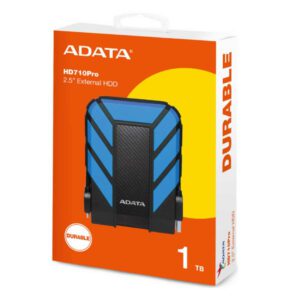 Adata HD710 Pro 1TB External Hard Drive - Blue - USB 3.1 IP68 Waterproof