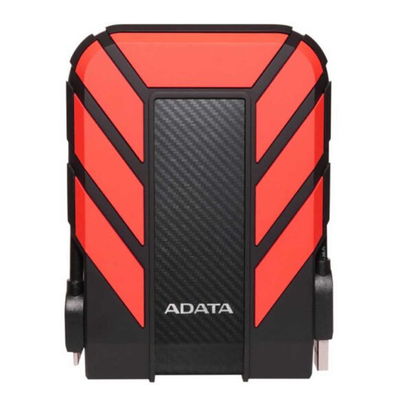 Second image of Adata HD710 Pro 1TB External Hard Drive - Red - USB 3.1 IP68 Waterproof